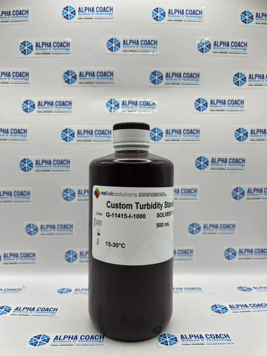Dung dịch chuẩn Độ đục 1000 NTU, chai 500mL, hãng NSI, Mỹ